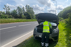 Epping Car broken down side of road